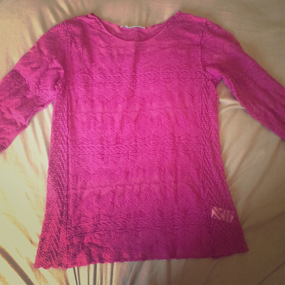 Pink top!